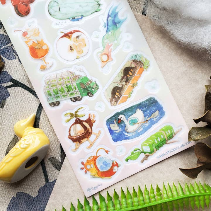 STICKII – wholesale Sticker – Creative Travels Sticker Sheet1