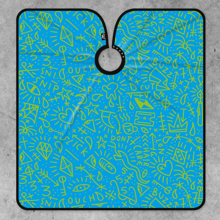 Capa colaborativa de tatuaje estilo prisión azul para venta al por mayor de Bladeworx NI LTD