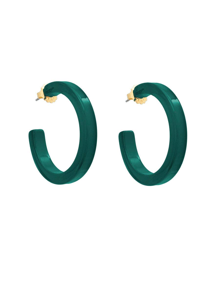 ZENZII Jewelry – Großhandel Hoops – Mittelgroßer offener Creolring aus Kunstharz20