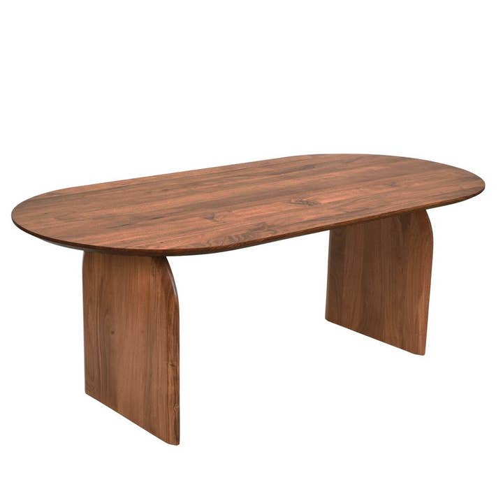 Domingo Wooden Oval Dining Table for wholesale by LOOMLAN