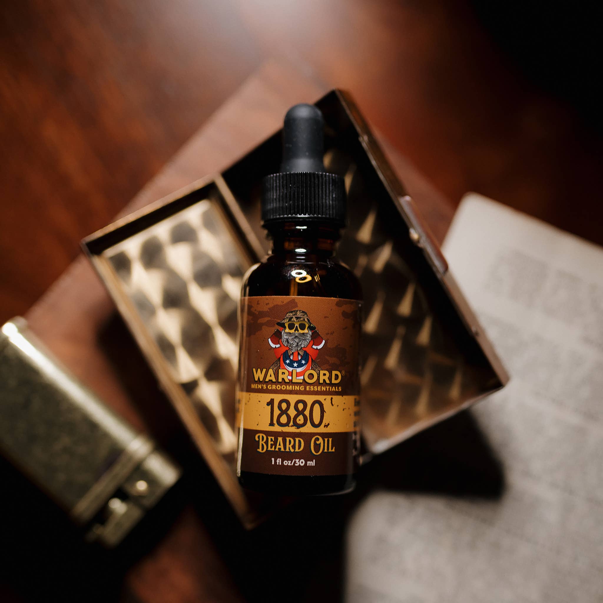 Warlord - Men's Grooming Essentials | Veteran Owned - Wholesale Beard Styling Product - 1880 Beard Oil1