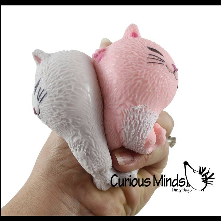 Curious Minds Toys – Großhandel Squishy-Spielzeug – Kind & Baby – Streßball für Katzen, weich, cremefarben, gefüllt mit Hund, Squishy Ball, 1 Stück4