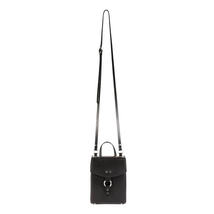 Mini mala vertical Hampton: Preto por atacado de LOUISE GOODS