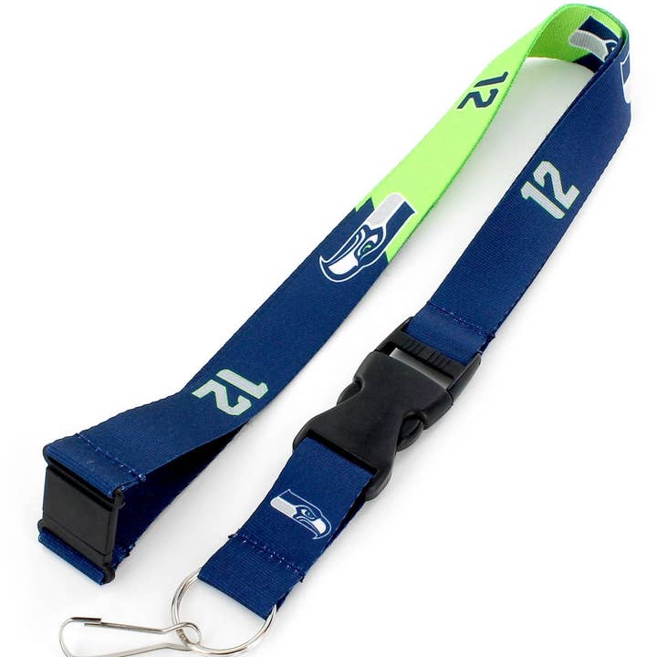 NFL Seattle Seahawks Slogan Lanyard for wholesale by Aminco USA