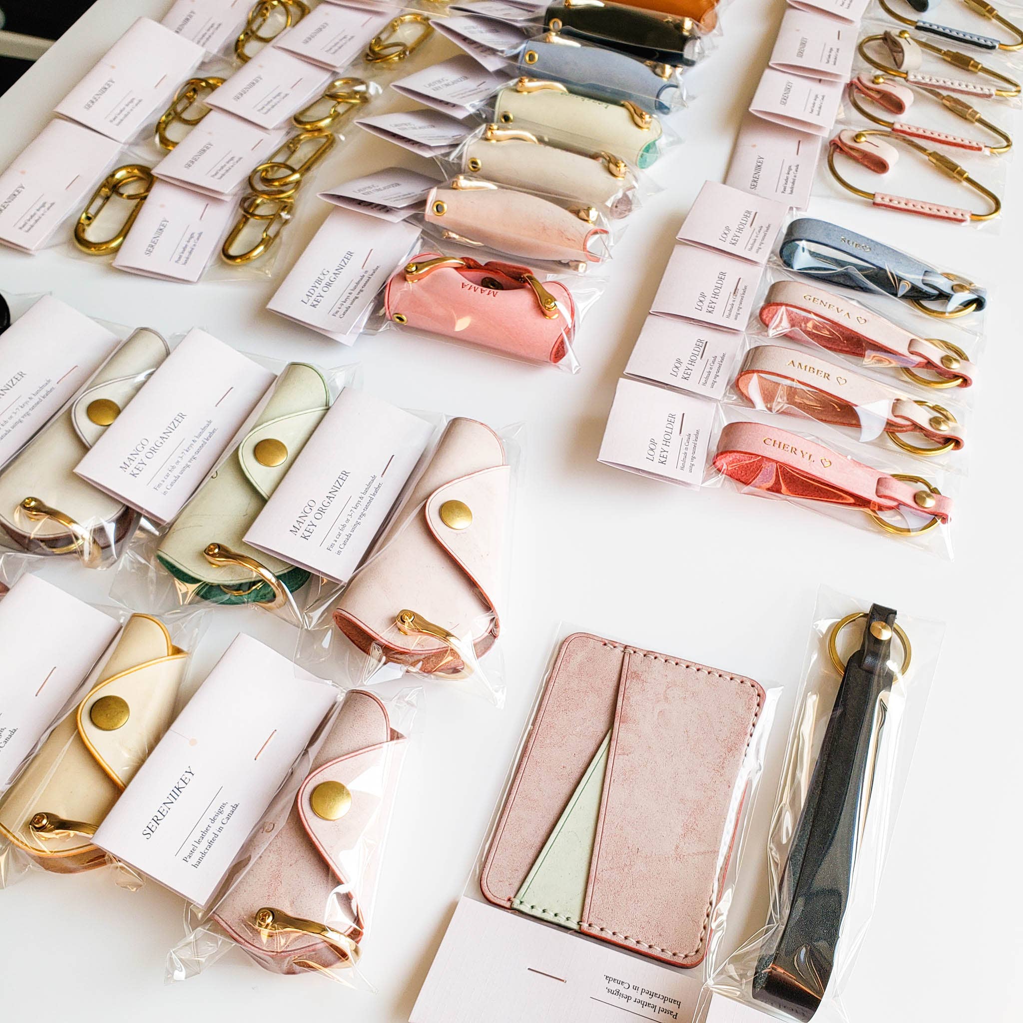 SERENIIKEY - Vendita all'ingrosso Portacarte - Donna - Portacarte in pelle « Geometry »3