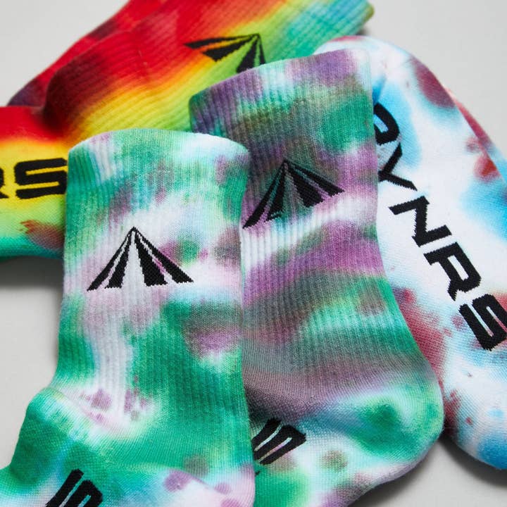 Tie-Dye Pynrs Socke für den Großhandel von PYNRS