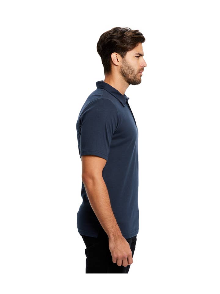 US Blanks - Wholesale Polo - Men's - Men's Luxury Supima Jersey Polo Shirt5