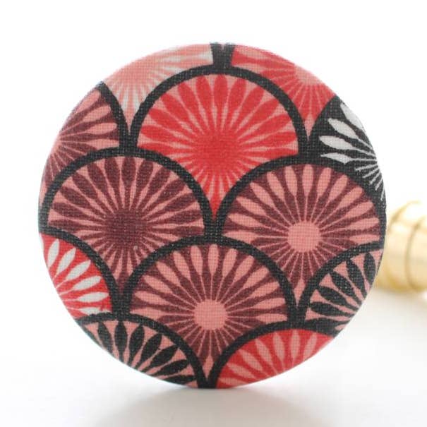 Miroir de poche Bella e rouge noir pour la vente par Sabrina Trefle