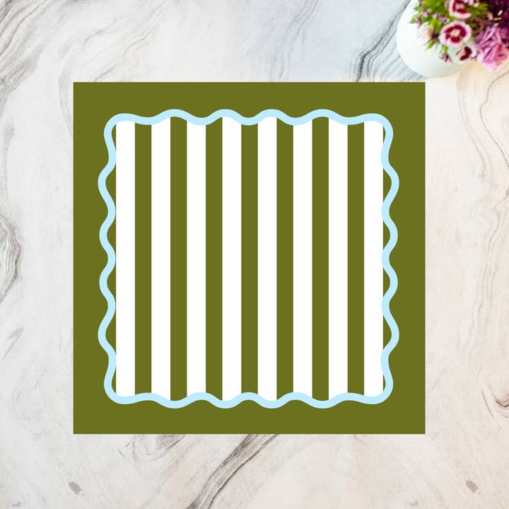 Satisfying Sage Paper Placemats for wholesale by Shop Damus