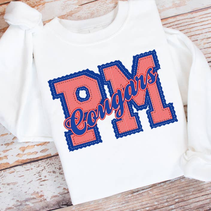 4Twenty4 Printed Apparel - Wholesale Sweatshirt - Women's - Prepster Varsity Mascot Tee or Sweatshirt3