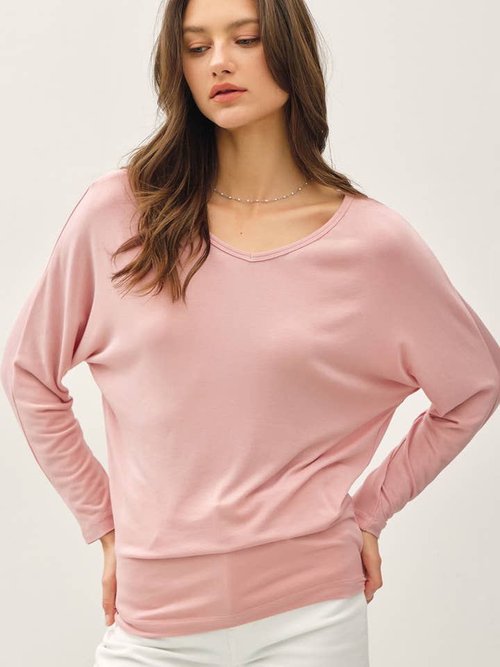 MODAL DOLMAN SLEEVE TOP for wholesale by Be Cool
