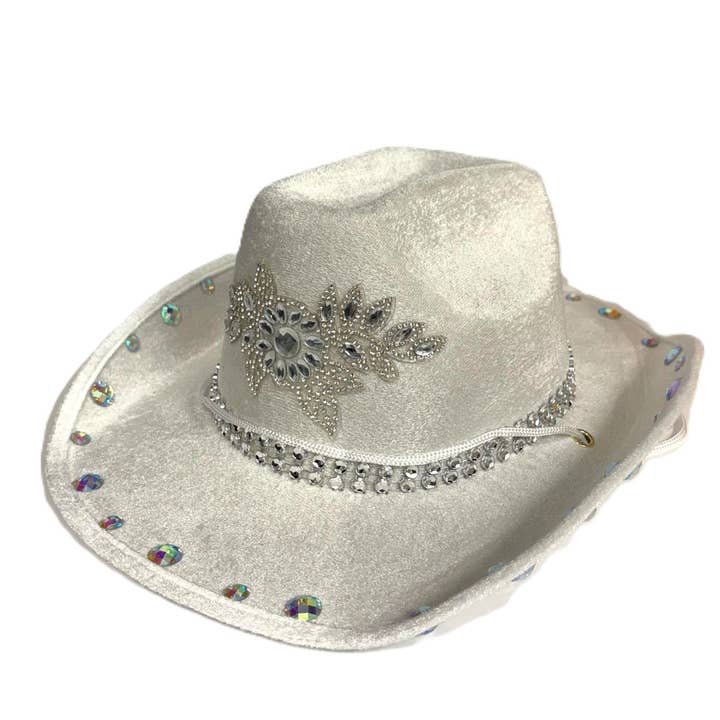 Stylex Party - Wholesale Cowboyhoed - Dames - Diamanten Cowgirl Hoeden Festivaljuwelen Concertaccessoires2