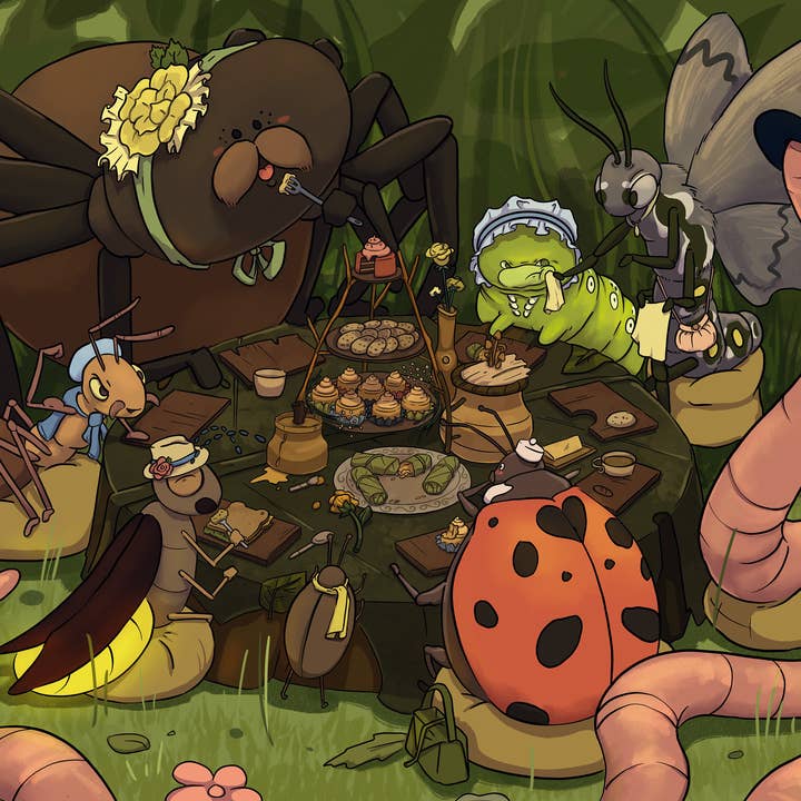 Puzzle de 54 pièces "Fête du Thé des Insectes" pour la vente par The Good Boy Collective