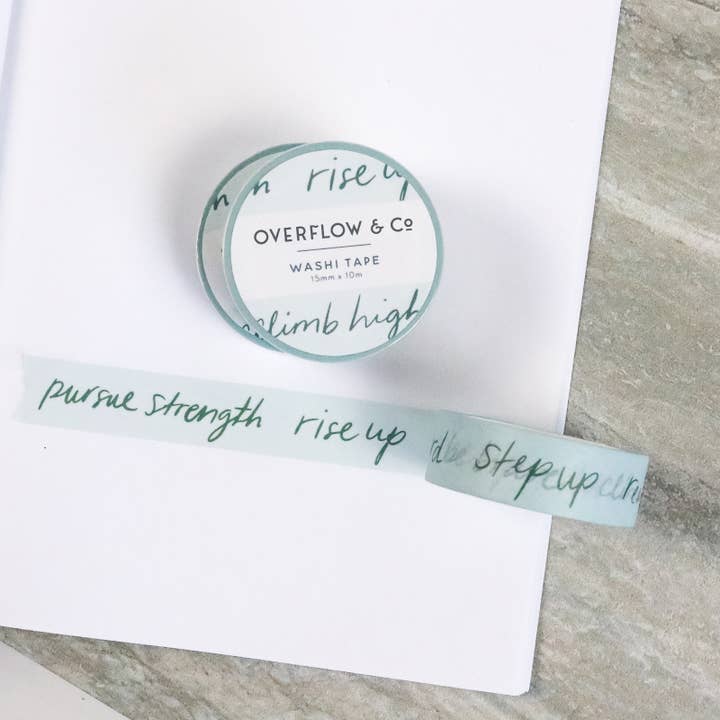 Ruban Washi Rise Up Inspirational Affirmation Sky pour la vente par Overflow & Co.