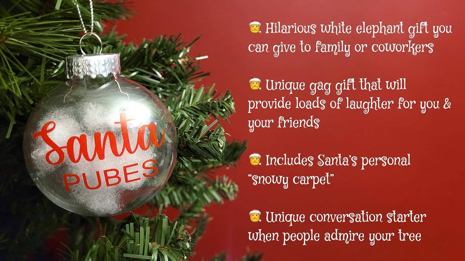 Festive Finds – wholesale Ornament – BESTSELLER Santa Pubes Christmas Ornament - 8000+ sold1