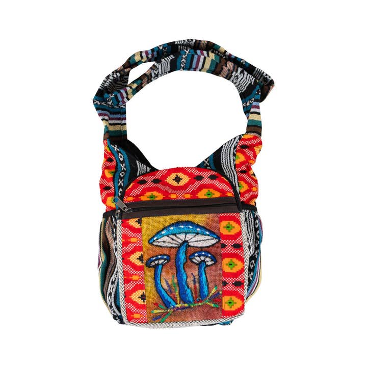 ThreadHeads Aztec Patchwork Shoulder Bag for wholesale by Up N Smoke