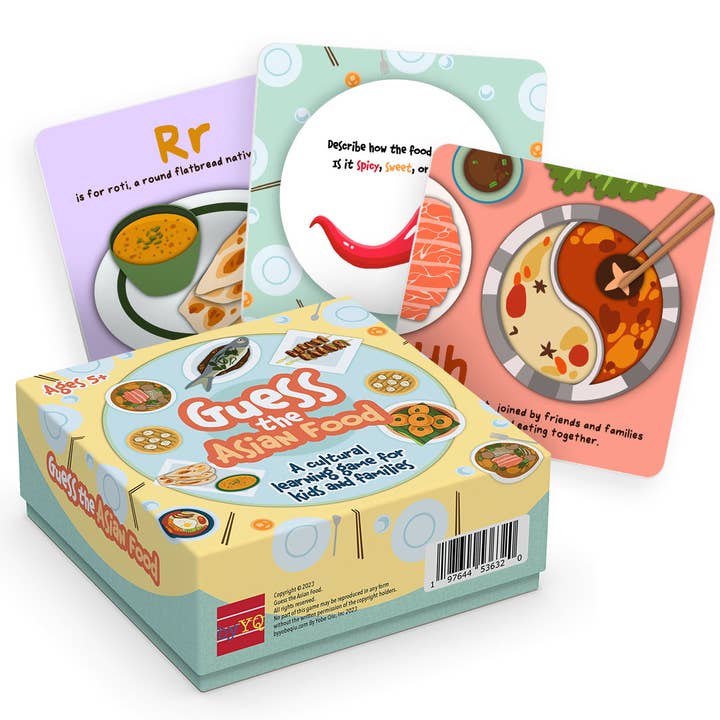 byYQ Cultural Toys and Books - Vendita all'ingrosso Giochi di carte - Indovina il gioco del cibo asiatico