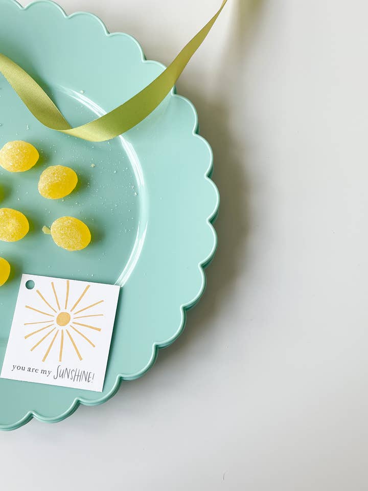 Étiquette-cadeau You Are My Sunshine pour la vente par Happiernotes
