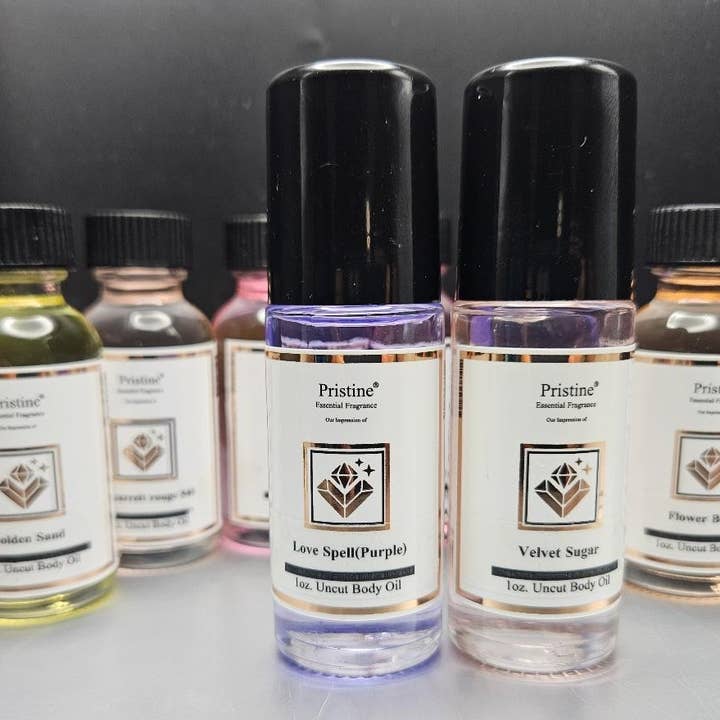 pristine fragrance – wholesale Roll-on fragrance – 1 oz. scented roll on body oil 36pcs set with free display 4
