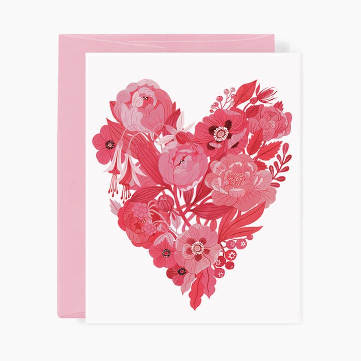 HEART | greeting card for wholesale by Botanica Paper Co.