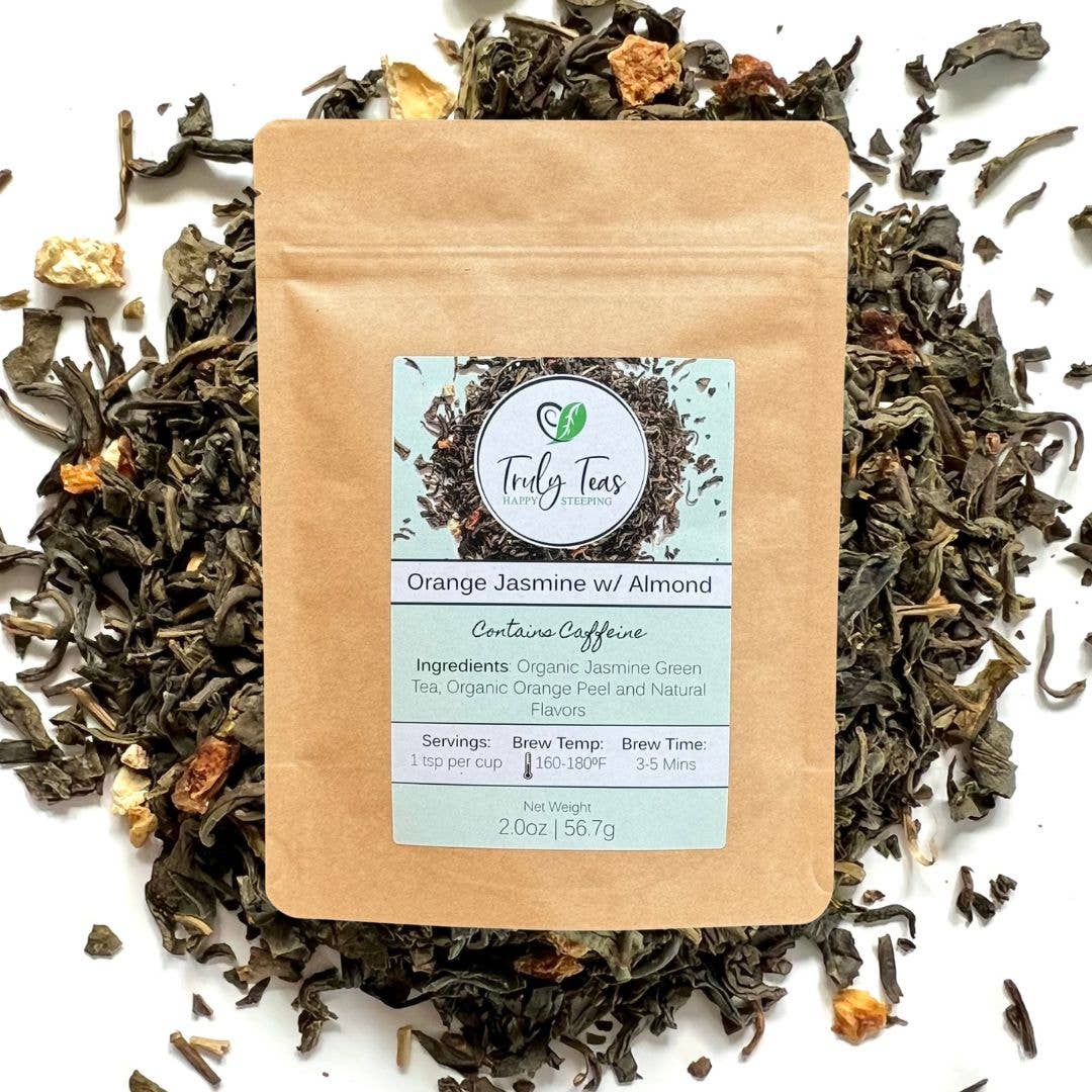 Truly Teas - Vente Thé en vrac - Jasmin Orange avec Amande1