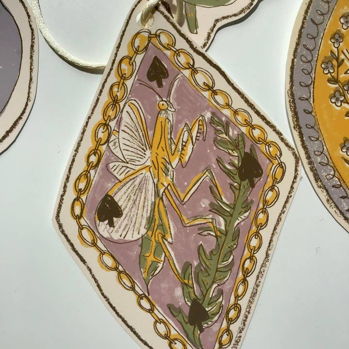 Tulips and Heather - Wholesale Bunting/Garland - Illustrated Paper Garland -Magpie Mouse Magic7