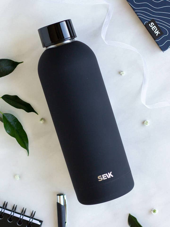 SEIK Watter Flaske/Termokande - sort farve 500ml for engroshandel hos SEIK