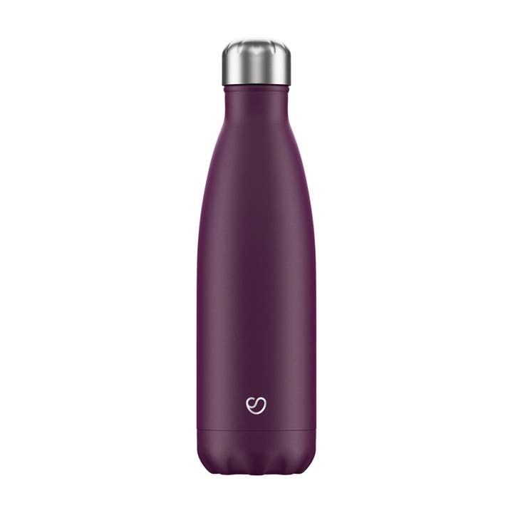 Slokky - Wholesale Water Bottle - Matte Purple Thermos & Drinking Bottle - 500ml2
