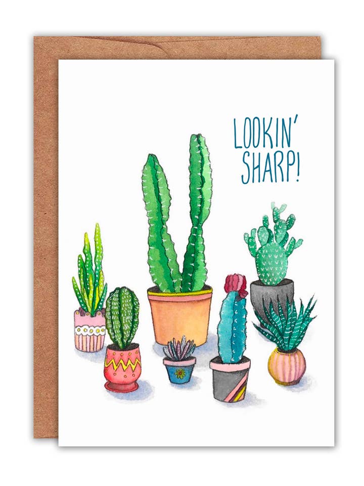 Tarjeta Lookin Sharp para venta al por mayor de Golden Grove Paper