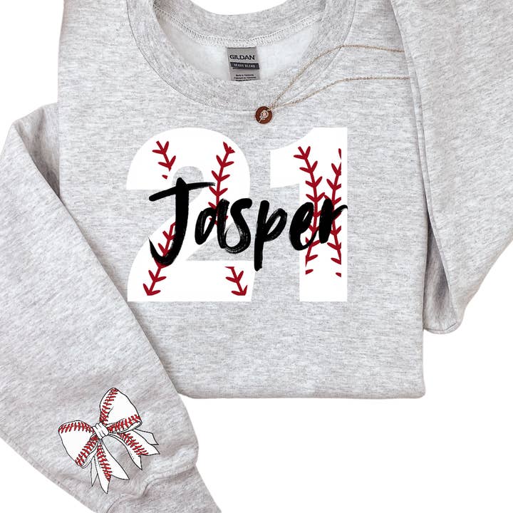 custom honkbaltrui met naam & nummer voor wholesale door The Jasper Boutique