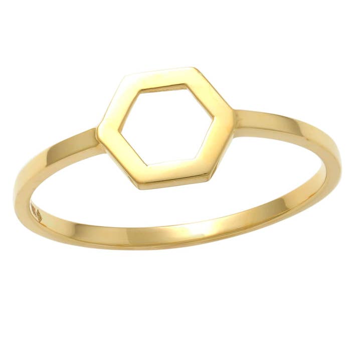 Zahav Jewelry – Engroshandel Båndring – 10kt massiv guldring | Stablerring | Solid guld | Stablering | Lækker ring | Minimalistiske smykker I Stabelbar ring
