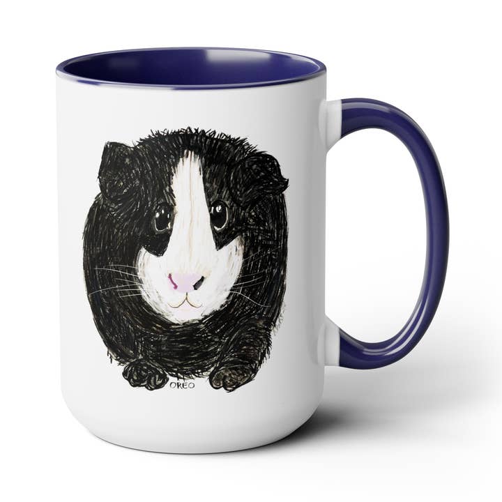 Blue Cava - Wholesale Koffiemok - "Oreo" Cavia tweekleurige mok5