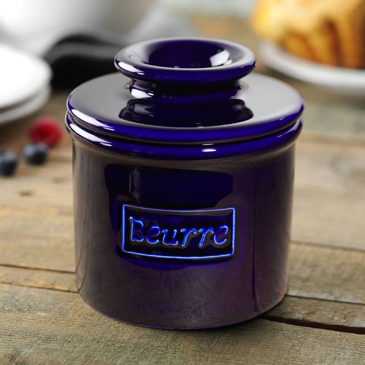 The Original Butter Bell® Crock – Engroshandel Smørskål – Den originale Butter Bell® Crock - Cafe Koboltblå
