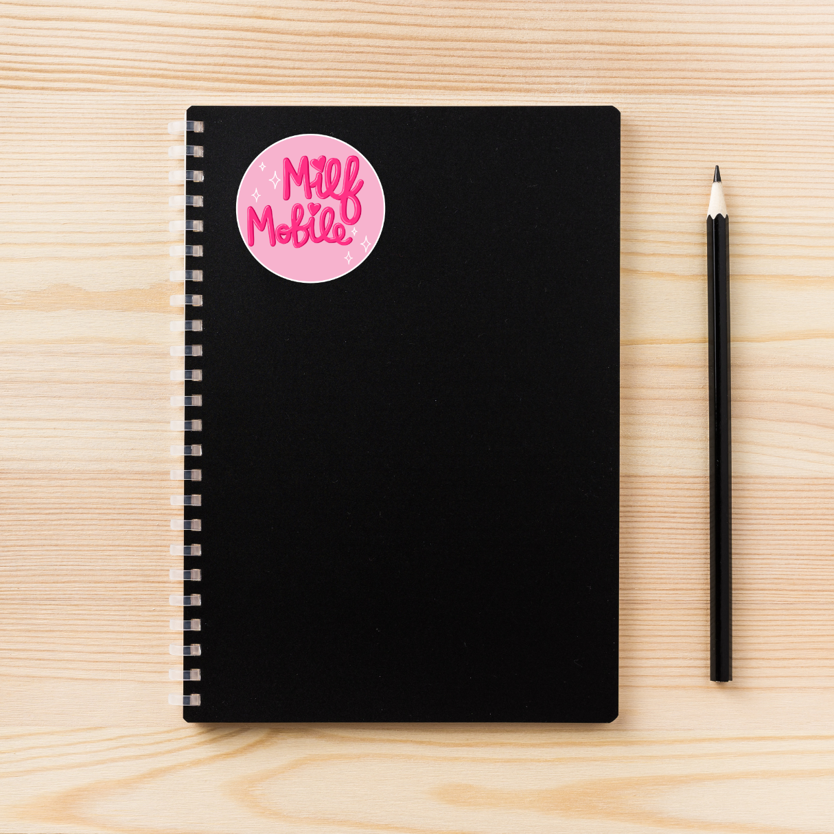 Atomic Cactus Stickers - Wholesale Sticker - MILF Mobile Sticker | Barbie-Pink Vinyl Sticker | Feminist Humor Sticker | Funny Sticker | Sassy Aesthetic Decal3