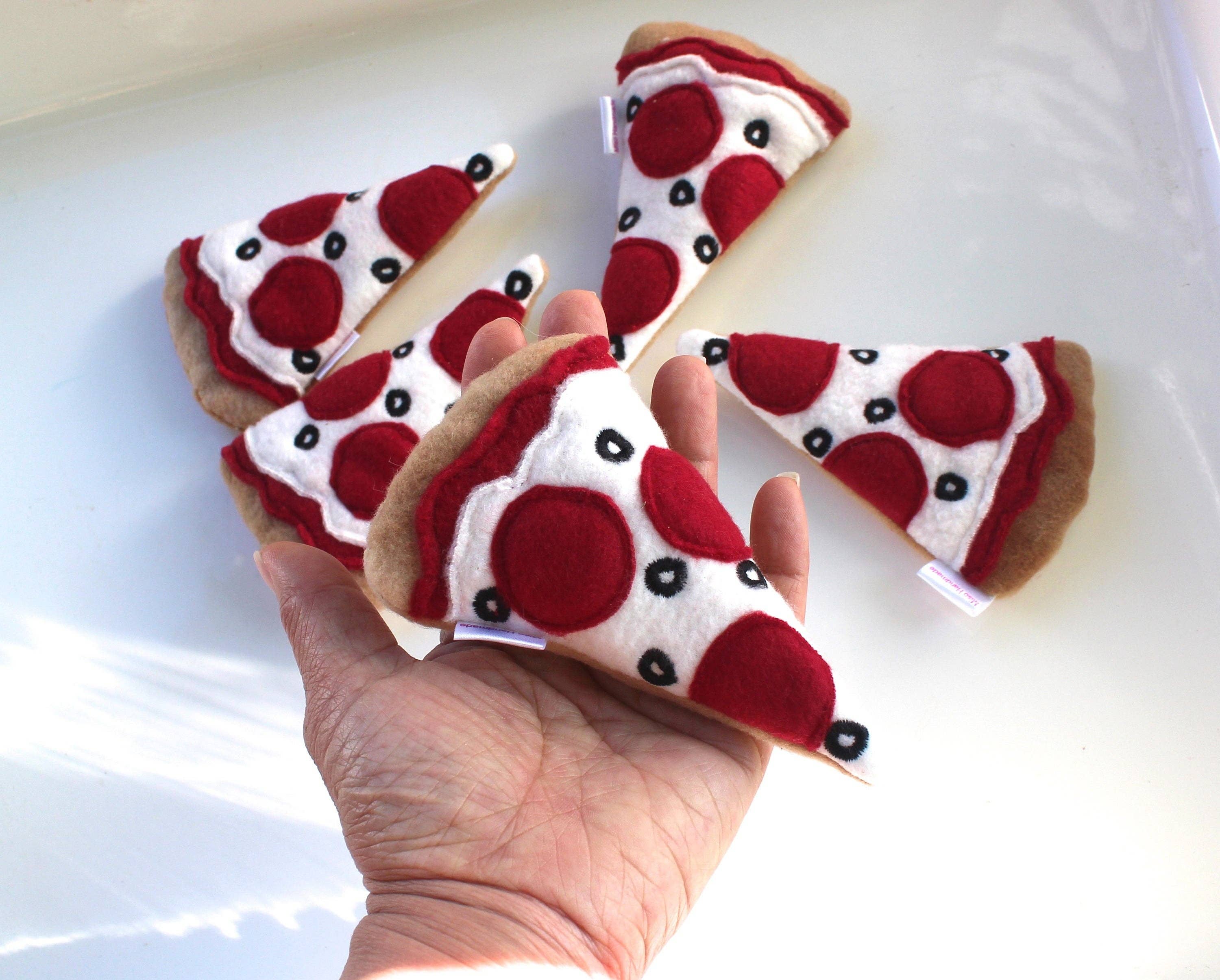 Miso Handmade - Wholesale Pet Toy - Cat - Extra Crispy Catnip Pizza4