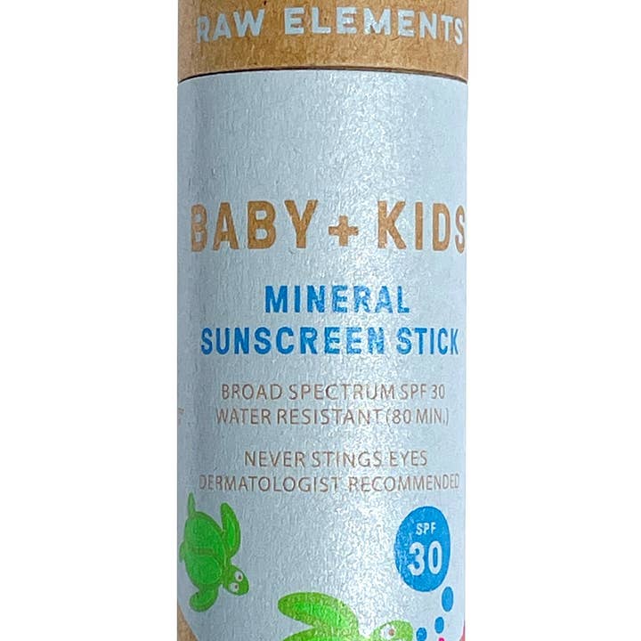 RAW ELEMENTS BABY + KIDS PAPER STICK SPF 30 for wholesale by Raw Elements