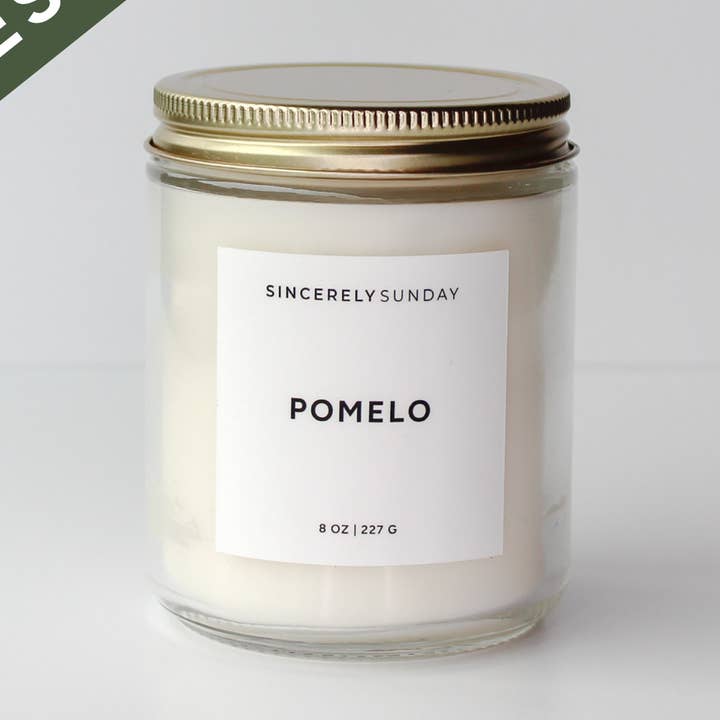 Sincerely Sunday - Wholesale Jar/Filled Candle - Pomelo Tester Candle Refill0