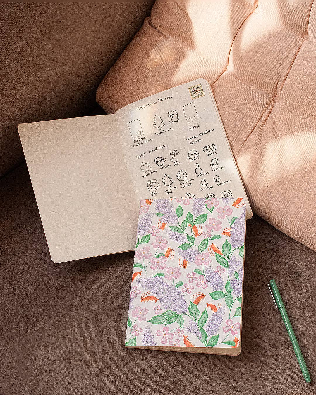 Studio Narine - Wholesale Notebook - A5 Notebook - Wisteria1