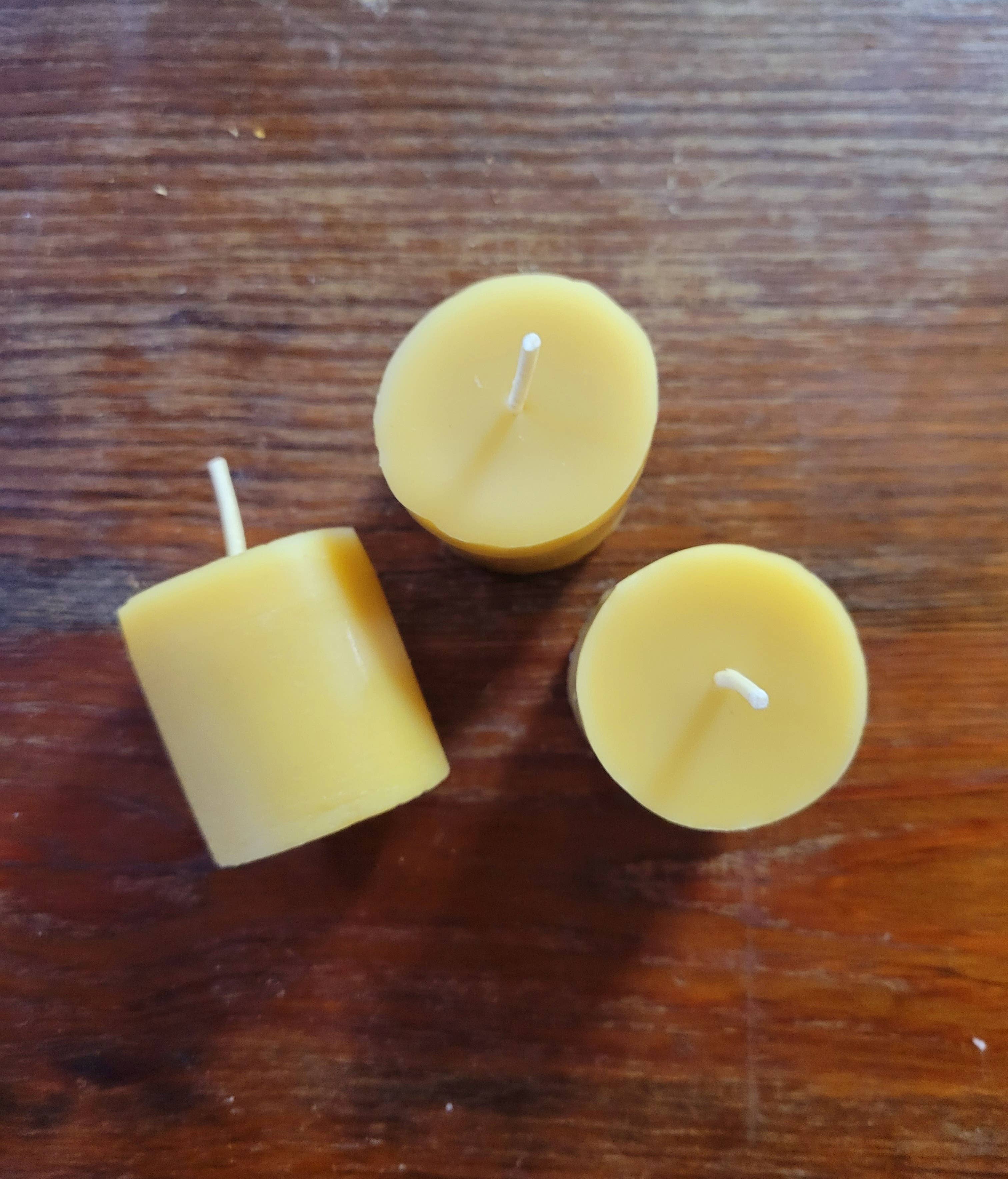Yarrow Bone Farmstead - Wholesale Votive Candle - Beeswax Vintage Votive Candles 4