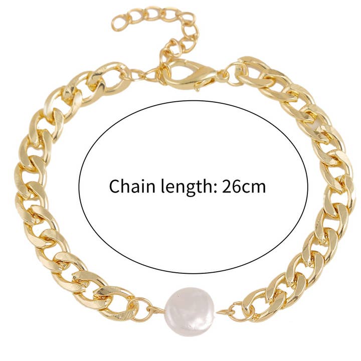 ACCITY - Wholesale Charm/Dangle Bracelet - PEARL CHARM BEADED BRACELET_CWAJE045414