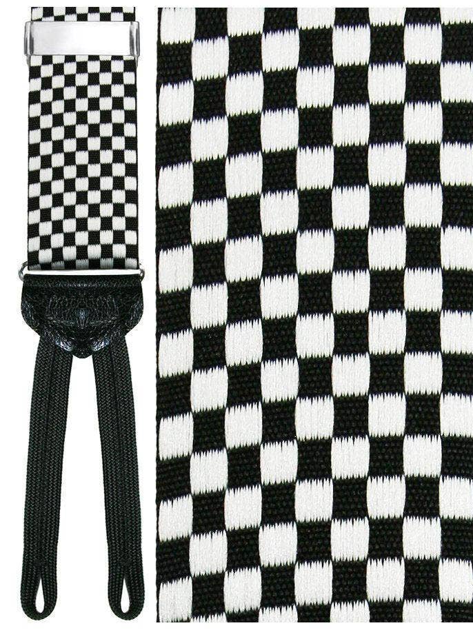 "Bergamo Checkered" Suspenders 1.5"Width for wholesale by Tux-USA®