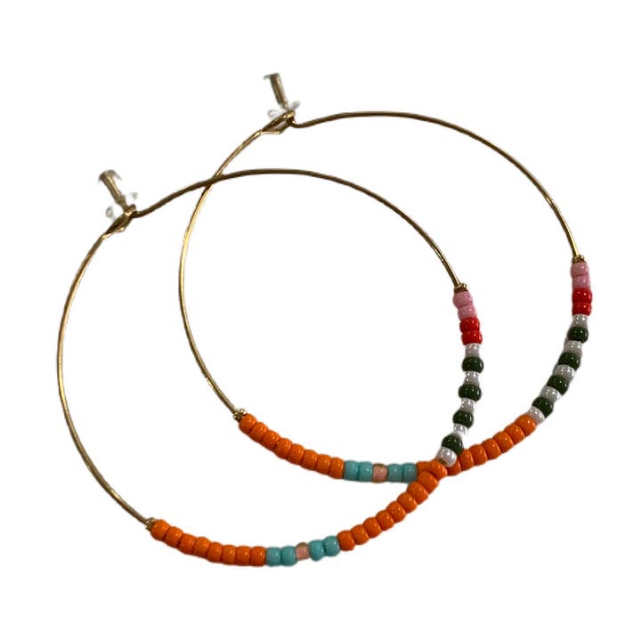 Baja Hoop Earring- Clementine for wholesale by Caryn Lawn