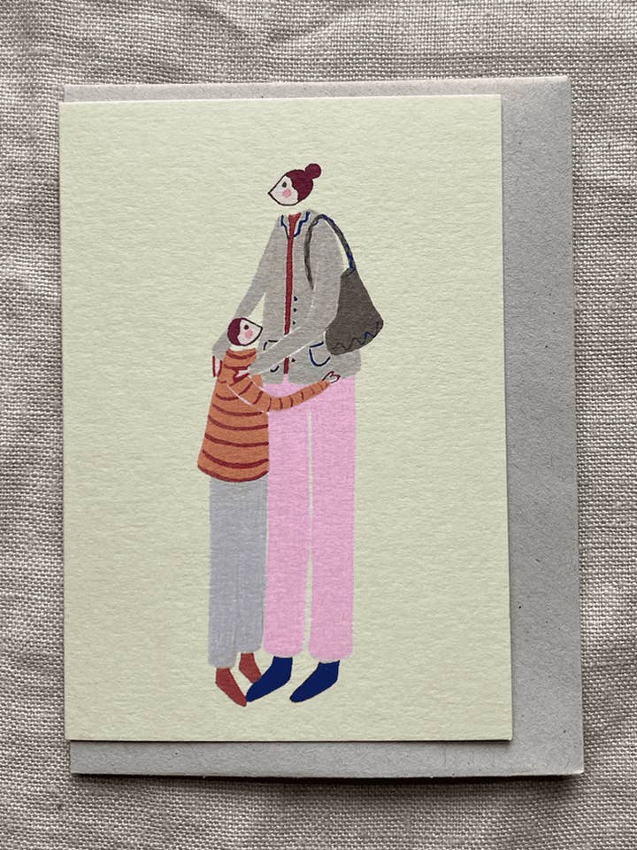 Et mødres kram minikort for engroshandel hos Harriet Watson