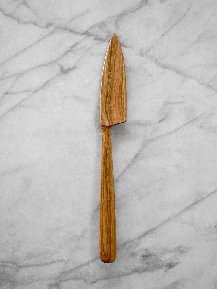 New Cheese Knife/Butter Knife - Cherry Wood for wholesale by Four Leaf Wood Shop