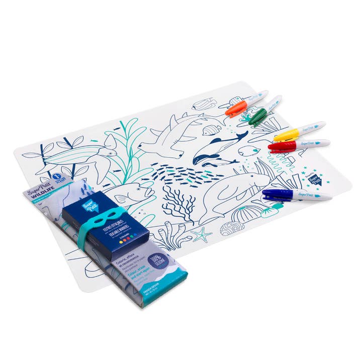 Educational coloring - Silicone set CORAL - JUNE for wholesale by SuperPetit