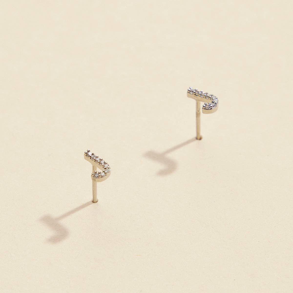 Lilla Haven - Wholesale Stud/Post Earrings - Initial Letter Stud Earrings – 12 Pack Bundle in Gold or Silver34