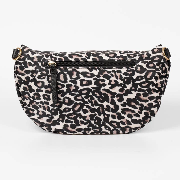 ÊTRE - Wholesale Belt Bag - Women's - Jovie Large Bum Bag - Cream Leopard Print, Nylon
