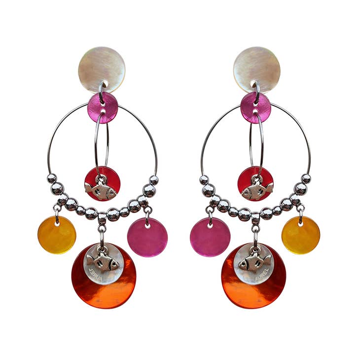 DUO CRÉOLES FISH pour la vente par Aurel Création