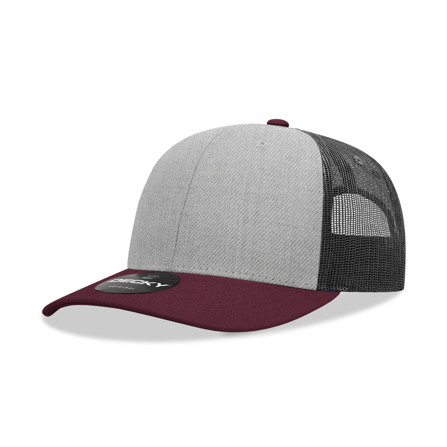 The Park Wholesale - Vente Casquette de camionneur – unisexe - Casquette Trucker classique Decky 6021, 6 panneaux, style mid pro63
