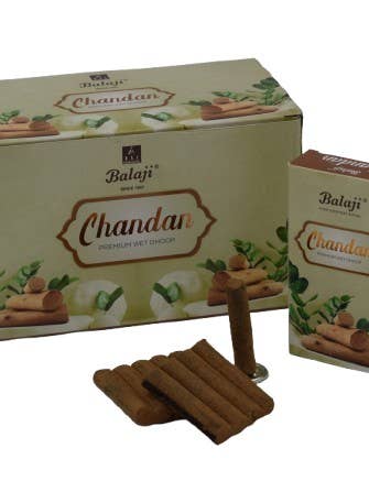 Balaji Premium Wet Dhoop Sandalwood 10 sticks for wholesale by AUM Fragrances